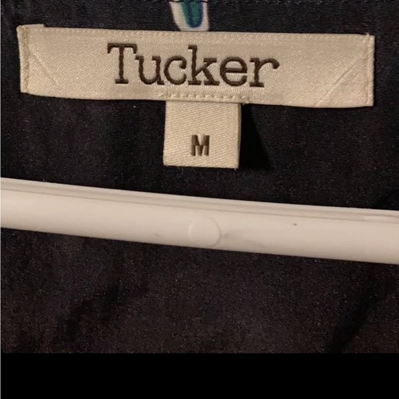 Tucker Gray and Purple Relaxed Smocked Blouse - Picture 4 of 4